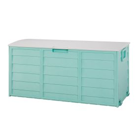 Yard Plastic Storage Box (Color: Green)