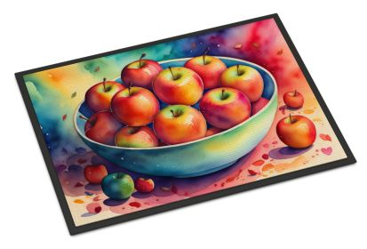 Colorful Apples Doormat Front Door Mat Indoor Outdoor Rugs for Entryway, Non Slip Washable Low Pile, 24H X 36W (Default: Default)
