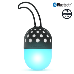 HyperGear Go-Glo Light-Up LED Wireless Speaker (Color: Black)